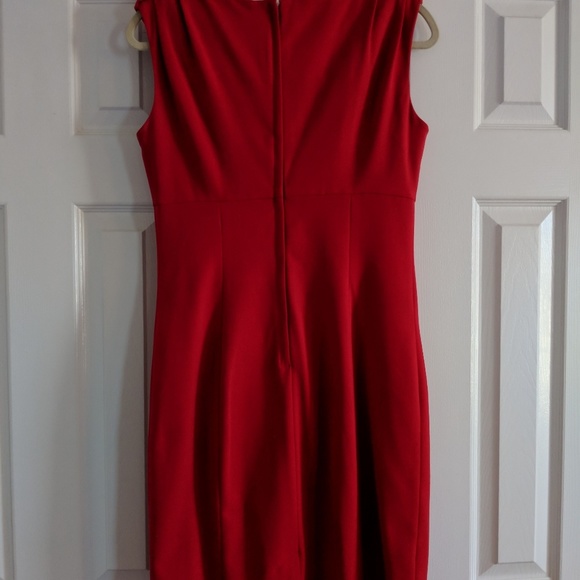 Calvin Klein Red Sheath Dress - Picture 2 of 3